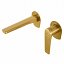 Grifo lavabo empotrado monomando Delos oro cepillado de Imex